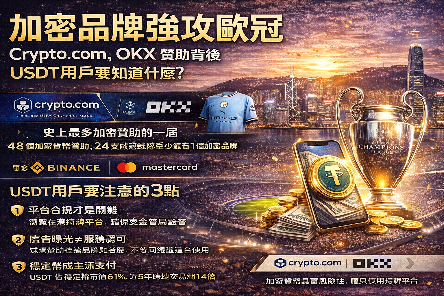 加密品牌強攻歐冠｜Crypto.com、OKX 贊助背後，USDT 用戶要知道什麼.png